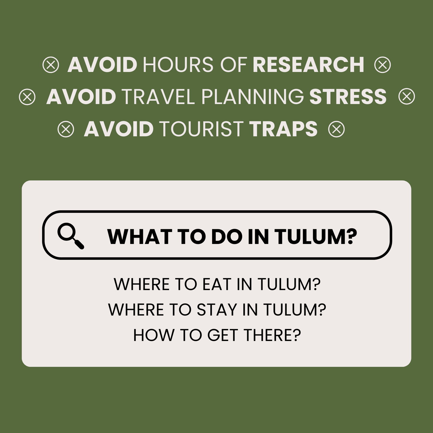 Why you need this Tulum Travel Guide Ebook