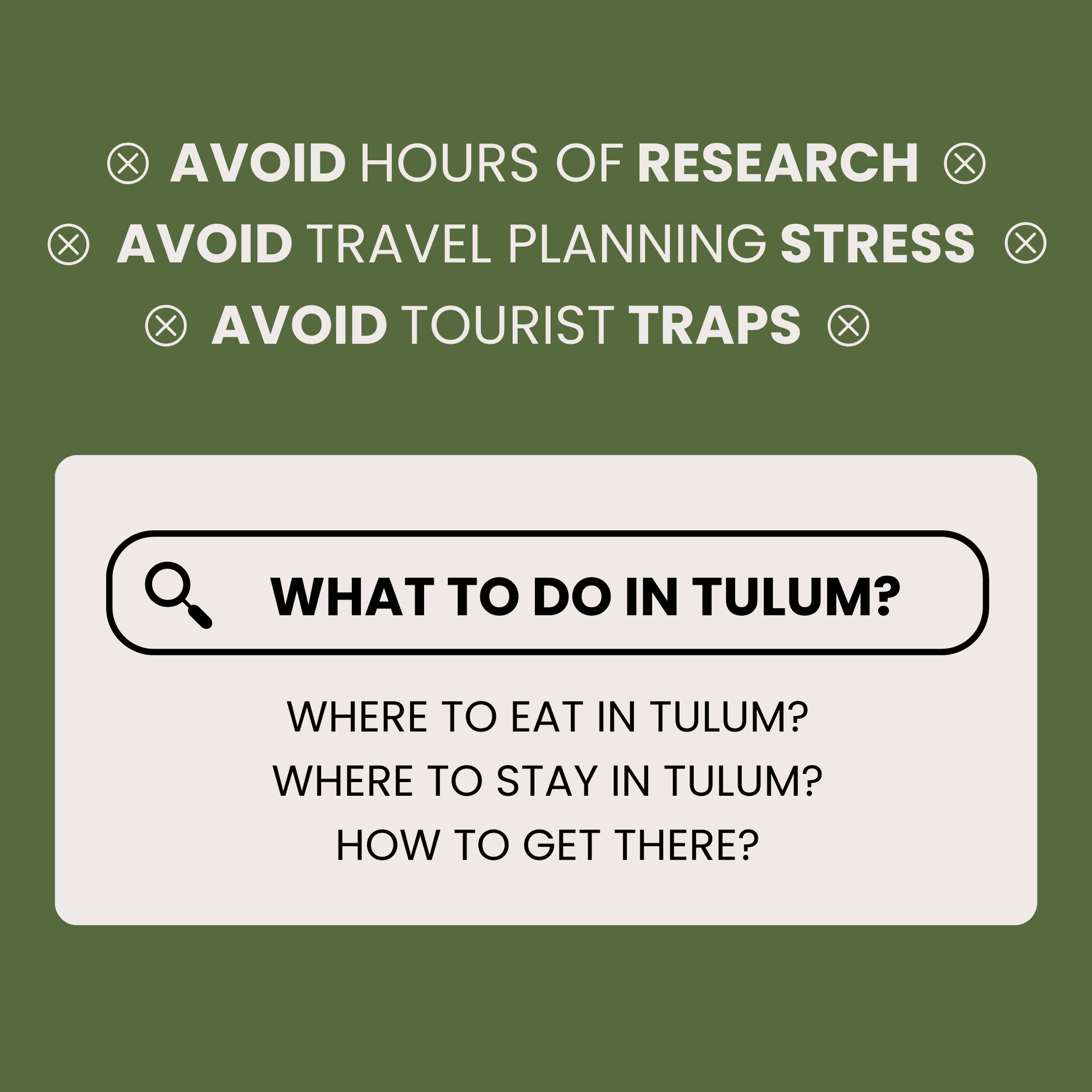 Why you need this Tulum Travel Guide Ebook