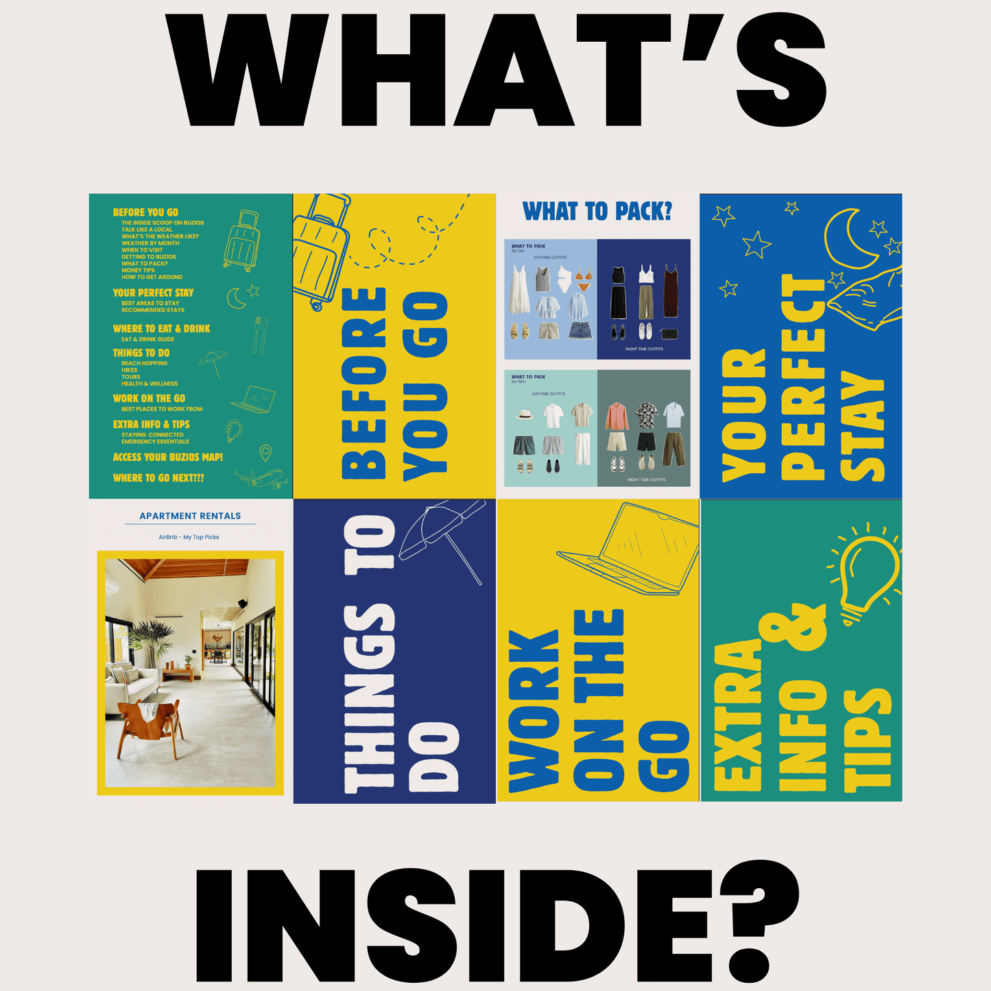 What's inside Buzios Travel Guide Ebook