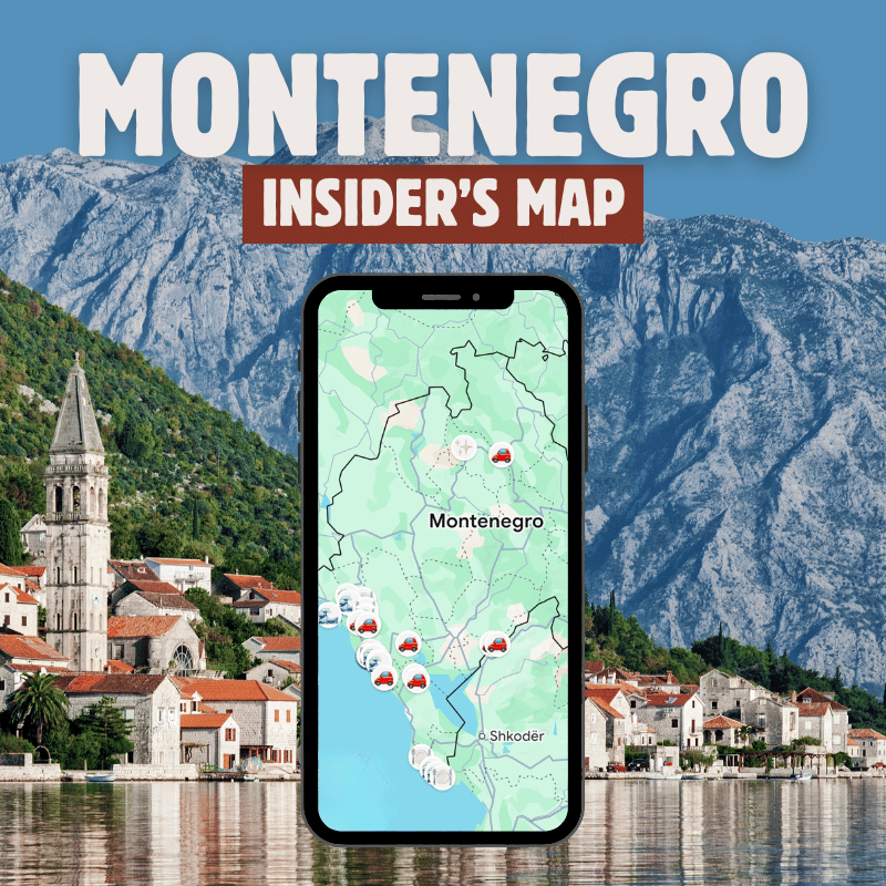 Montenegro Insider's Map